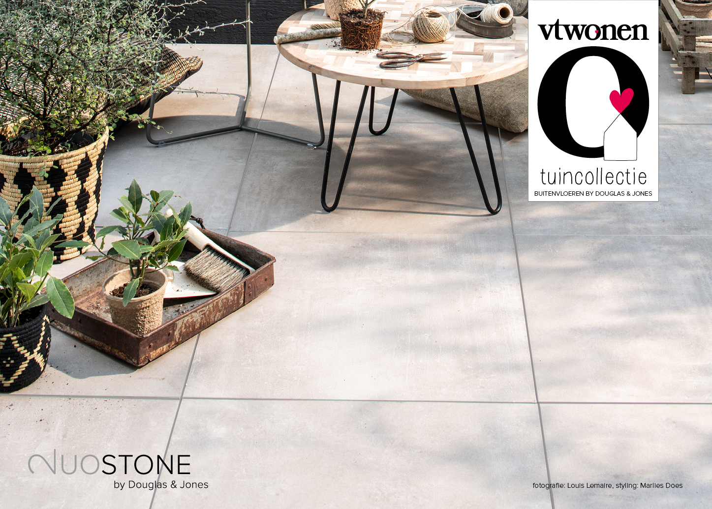 Solostone 70x70x3,2 Beton Olive | Klaasse Bos Tuinmaterialen