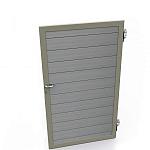 Poort  2,7x100x180 cm Grey (incl. hang en sluitwerk)