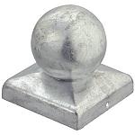 Bol vorm, 91x91mm, Verzinkt