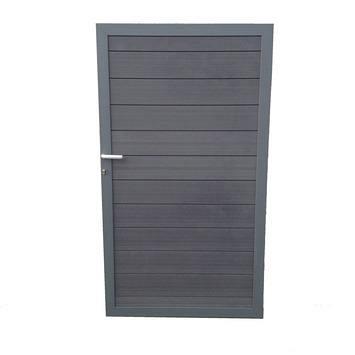 Poort 2,7x100x180 cm Black (incl. hang en sluitwerk)