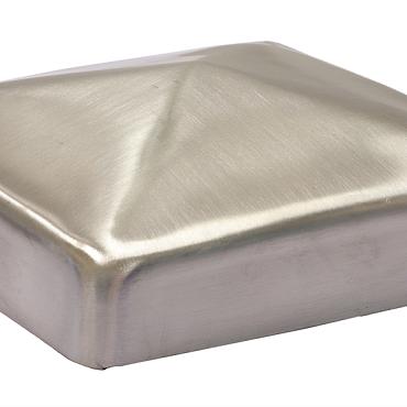 Piramide vorm, 91x91mm, RVS