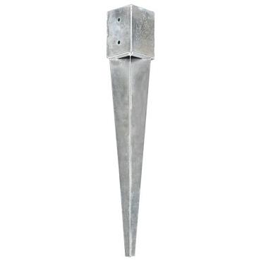 Paalhouder met punt 91x91x750mm set 4 stuks