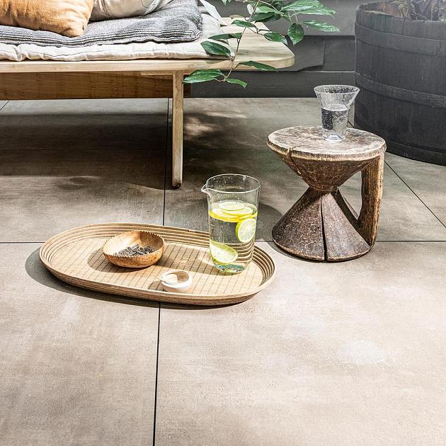 Solostone 70x70x3,2 cm Beton Olive