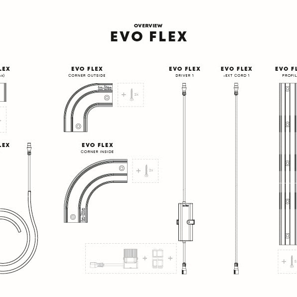 Evo Flex Corner Outside