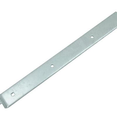 Heng met bocht 650mm, breedte: 45mm, dikte: 6mm, galvanisch verzinkt